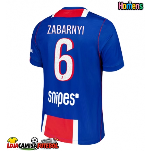 Camisa de Futebol Paris Saint-Germain Ilya Zabarnyi #6 Equipamento Principal 2026-27 Manga Curta